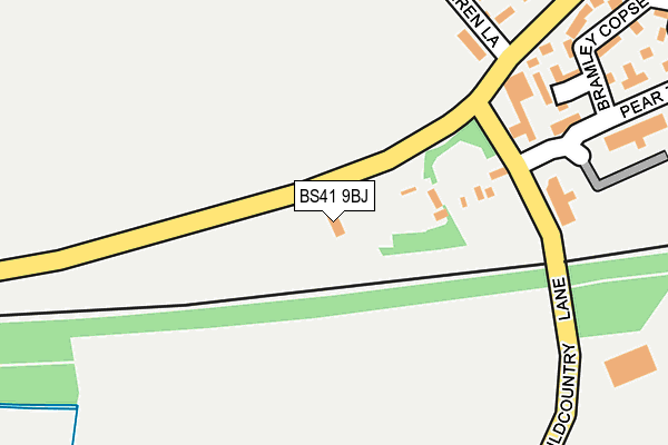 BS41 9BJ map - OS OpenMap – Local (Ordnance Survey)