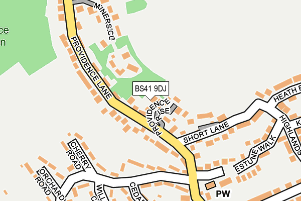 BS41 9DJ map - OS OpenMap – Local (Ordnance Survey)