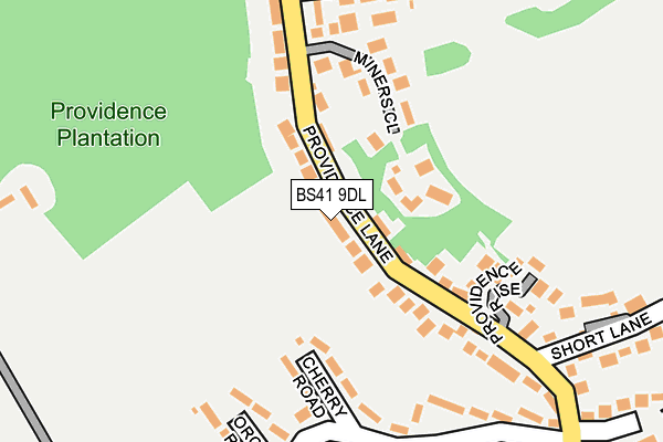 Map of BEN PEACE LIMITED at local scale