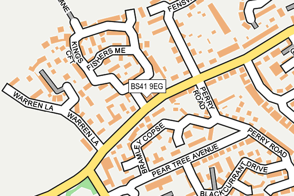 BS41 9EG map - OS OpenMap – Local (Ordnance Survey)