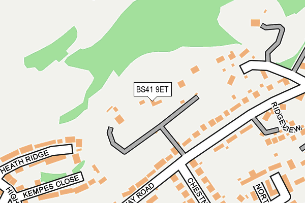 BS41 9ET map - OS OpenMap – Local (Ordnance Survey)