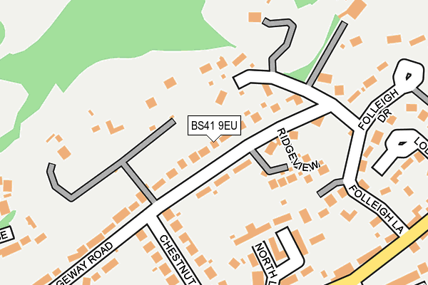 BS41 9EU map - OS OpenMap – Local (Ordnance Survey)