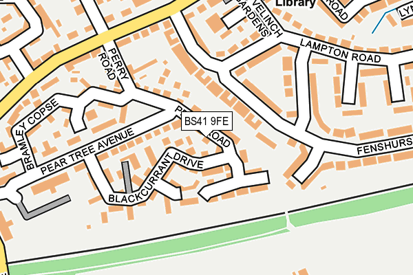 BS41 9FE map - OS OpenMap – Local (Ordnance Survey)