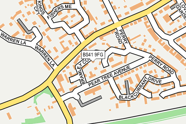 BS41 9FG map - OS OpenMap – Local (Ordnance Survey)