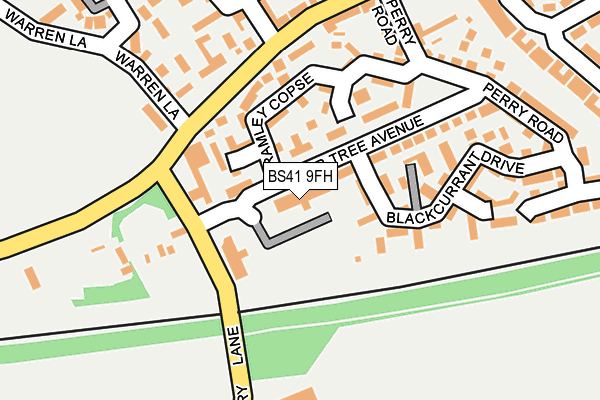 BS41 9FH map - OS OpenMap – Local (Ordnance Survey)
