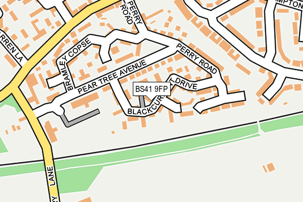 BS41 9FP map - OS OpenMap – Local (Ordnance Survey)