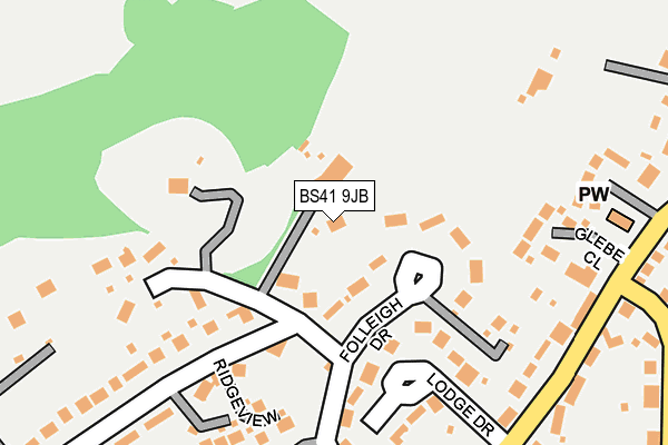 BS41 9JB map - OS OpenMap – Local (Ordnance Survey)