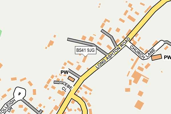 BS41 9JG map - OS OpenMap – Local (Ordnance Survey)