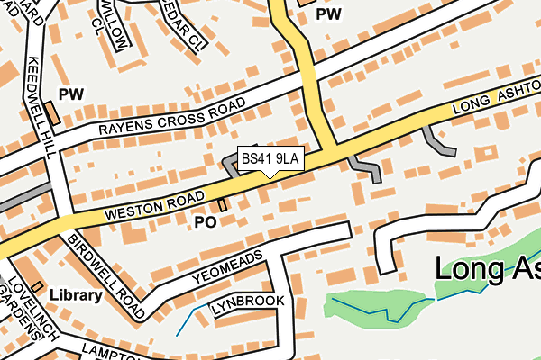 BS41 9LA map - OS OpenMap – Local (Ordnance Survey)