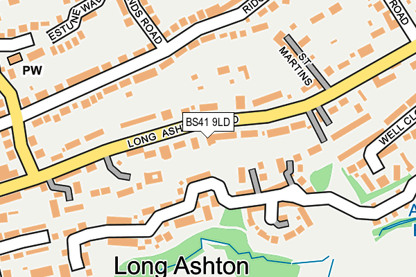 Map of NAILSEA ASH LTD at local scale