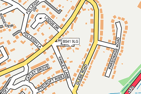 BS41 9LG map - OS OpenMap – Local (Ordnance Survey)