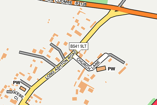 BS41 9LT map - OS OpenMap – Local (Ordnance Survey)
