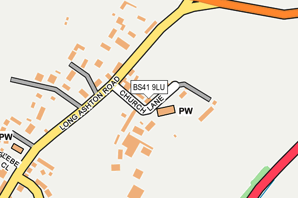 BS41 9LU map - OS OpenMap – Local (Ordnance Survey)