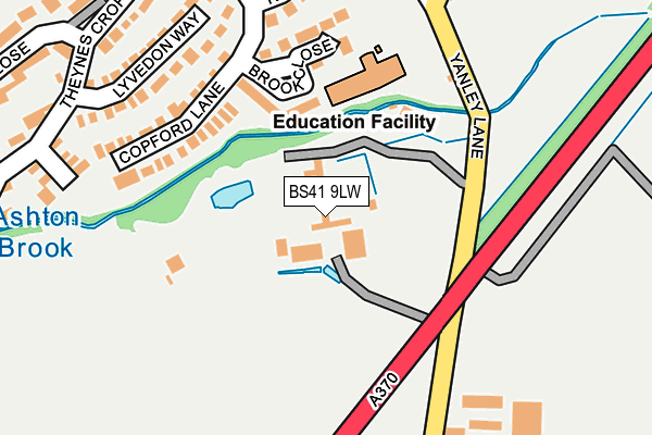 BS41 9LW map - OS OpenMap – Local (Ordnance Survey)