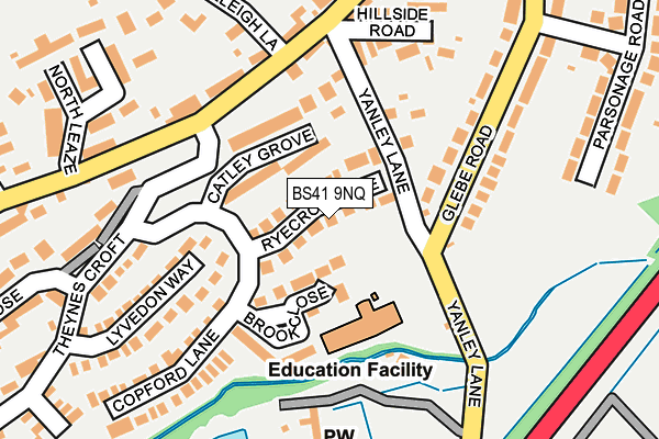 BS41 9NQ map - OS OpenMap – Local (Ordnance Survey)