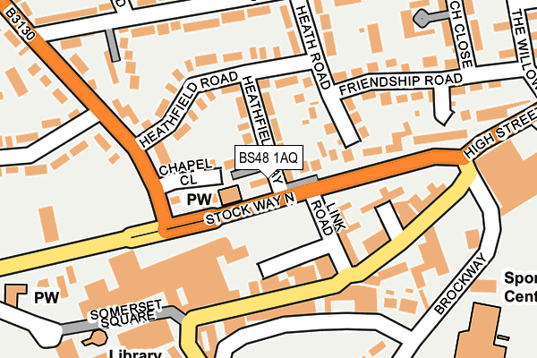 BS48 1AQ map - OS OpenMap – Local (Ordnance Survey)