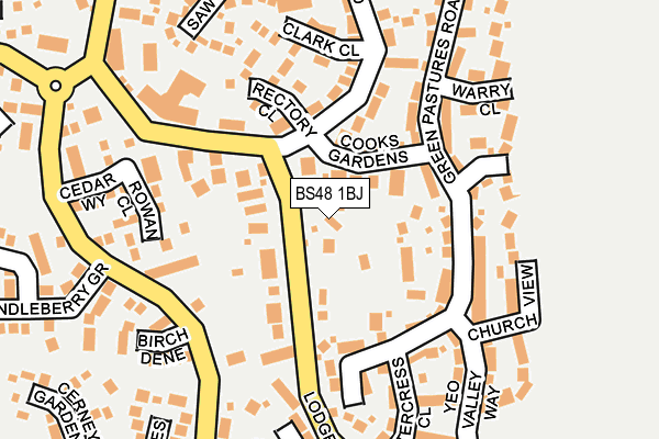 BS48 1BJ map - OS OpenMap – Local (Ordnance Survey)