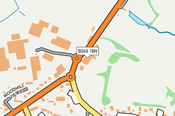 BS48 1BN map - OS OpenMap – Local (Ordnance Survey)