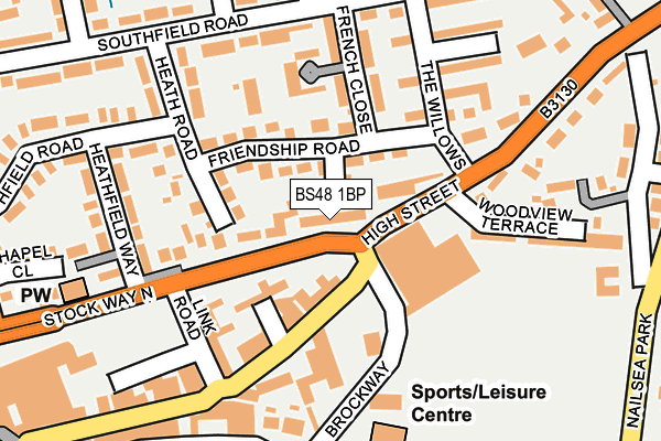 BS48 1BP map - OS OpenMap – Local (Ordnance Survey)