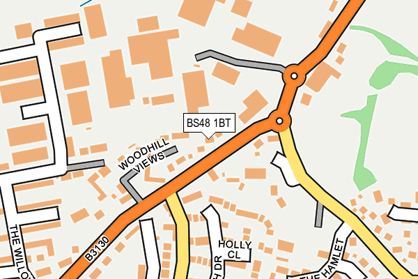 BS48 1BT map - OS OpenMap – Local (Ordnance Survey)