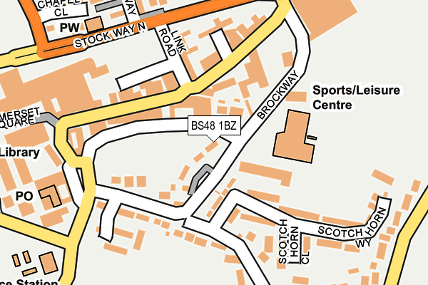 BS48 1BZ map - OS OpenMap – Local (Ordnance Survey)