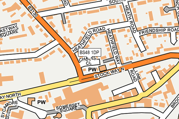 BS48 1DP map - OS OpenMap – Local (Ordnance Survey)