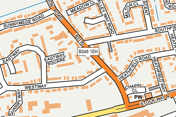 BS48 1EH map - OS OpenMap – Local (Ordnance Survey)