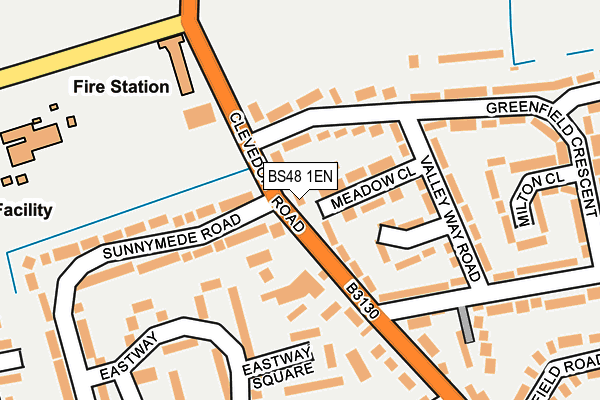 BS48 1EN map - OS OpenMap – Local (Ordnance Survey)