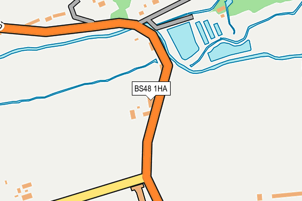 BS48 1HA map - OS OpenMap – Local (Ordnance Survey)