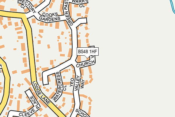 BS48 1HF map - OS OpenMap – Local (Ordnance Survey)