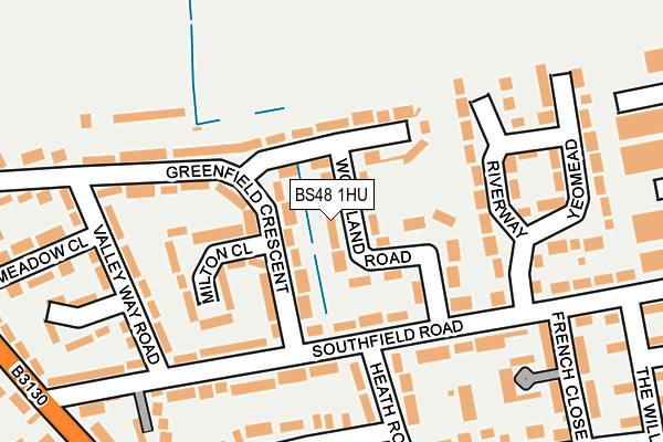 BS48 1HU map - OS OpenMap – Local (Ordnance Survey)