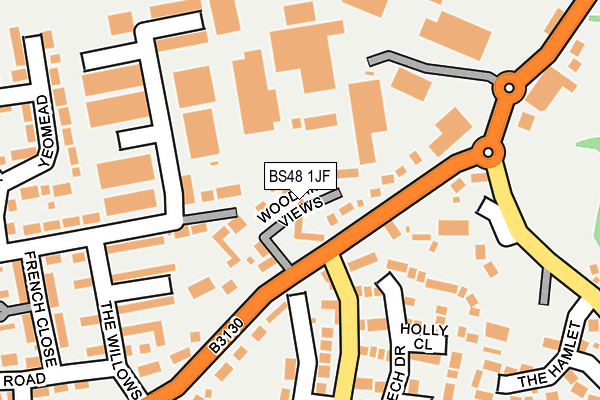 BS48 1JF map - OS OpenMap – Local (Ordnance Survey)