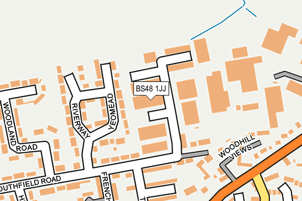 BS48 1JJ map - OS OpenMap – Local (Ordnance Survey)