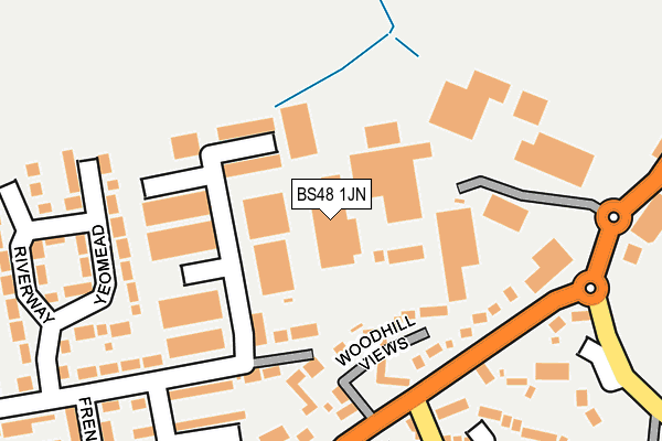 BS48 1JN map - OS OpenMap – Local (Ordnance Survey)