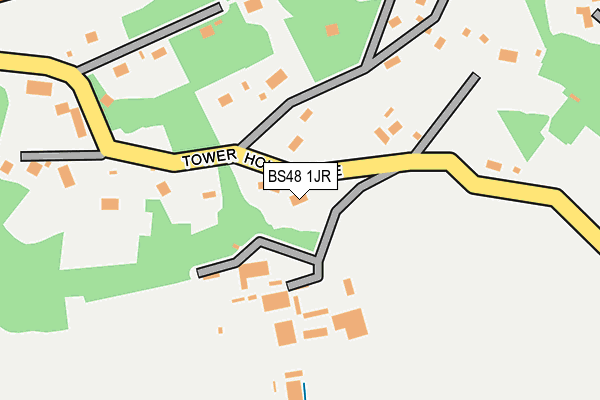 BS48 1JR map - OS OpenMap – Local (Ordnance Survey)