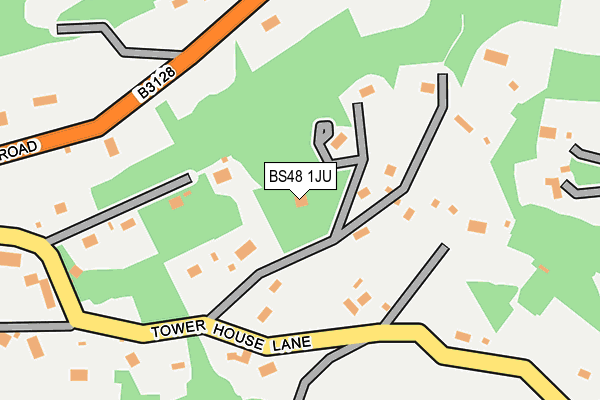 BS48 1JU map - OS OpenMap – Local (Ordnance Survey)