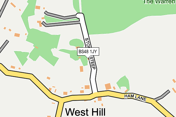 BS48 1JY map - OS OpenMap – Local (Ordnance Survey)