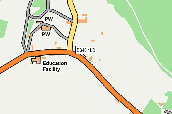 BS48 1LD map - OS OpenMap – Local (Ordnance Survey)