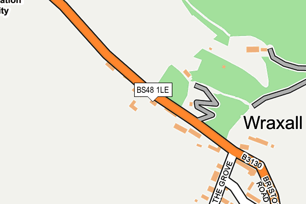 BS48 1LE map - OS OpenMap – Local (Ordnance Survey)