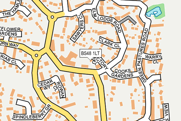BS48 1LT map - OS OpenMap – Local (Ordnance Survey)