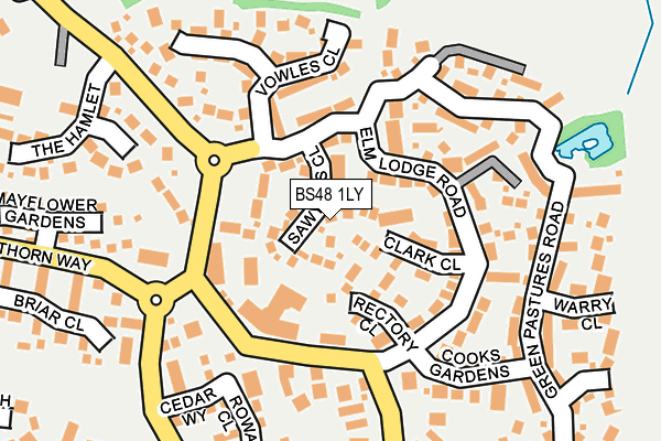 BS48 1LY map - OS OpenMap – Local (Ordnance Survey)