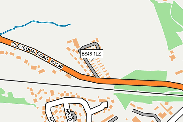 BS48 1LZ map - OS OpenMap – Local (Ordnance Survey)
