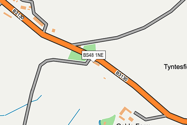 BS48 1NE map - OS OpenMap – Local (Ordnance Survey)