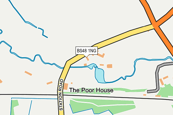 BS48 1NG map - OS OpenMap – Local (Ordnance Survey)