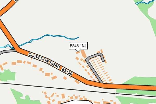BS48 1NJ map - OS OpenMap – Local (Ordnance Survey)