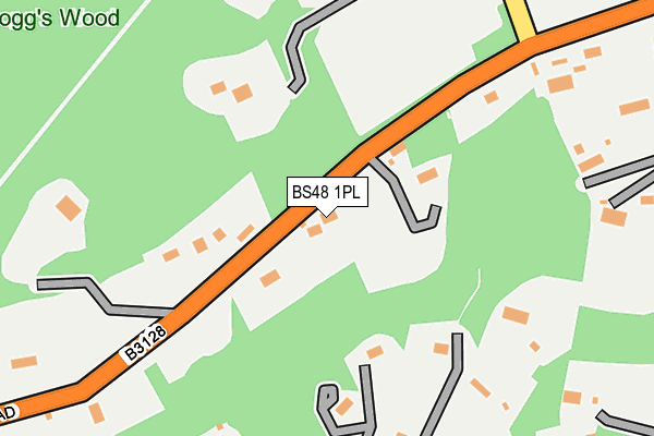 BS48 1PL map - OS OpenMap – Local (Ordnance Survey)