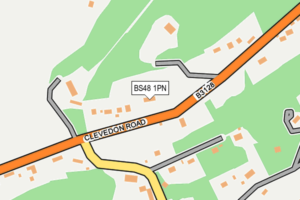 BS48 1PN map - OS OpenMap – Local (Ordnance Survey)