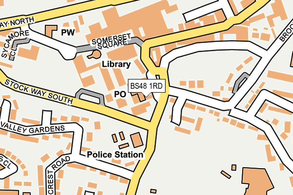 BS48 1RD map - OS OpenMap – Local (Ordnance Survey)