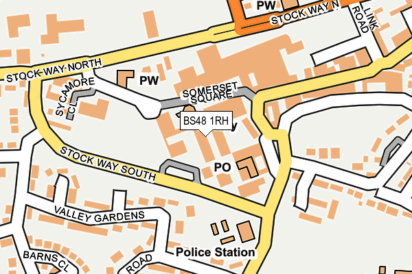 BS48 1RH map - OS OpenMap – Local (Ordnance Survey)