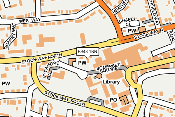 BS48 1RN map - OS OpenMap – Local (Ordnance Survey)